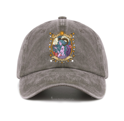 Purplehecate Capricorn Radiance Zodiac Baseball Cap