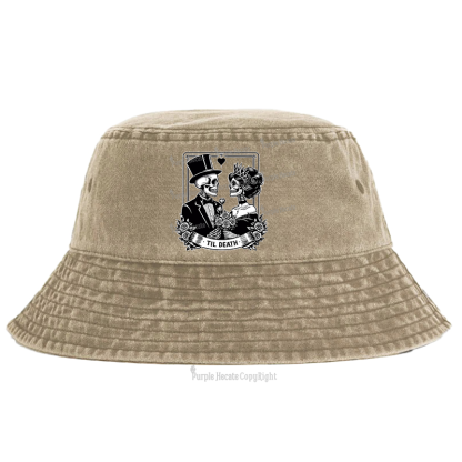 Purplehecate Til Death Bucket Hat