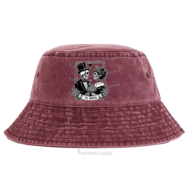 Purplehecate Til Death Bucket Hat