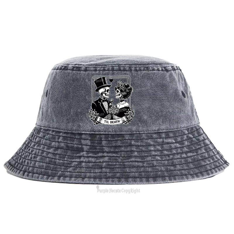 Purplehecate Til Death Bucket Hat