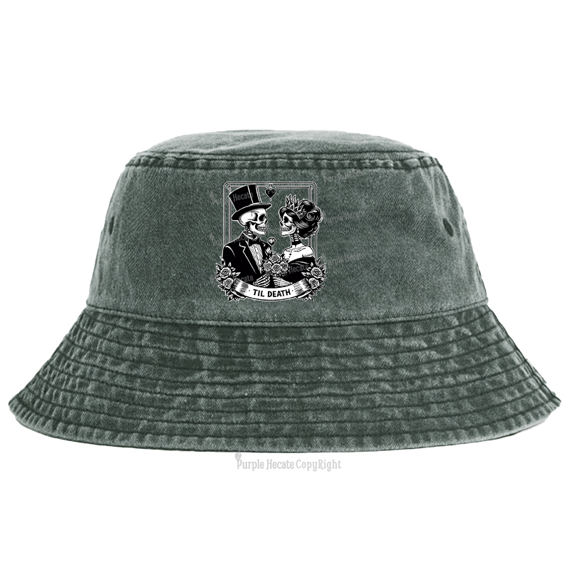Purplehecate Til Death Bucket Hat