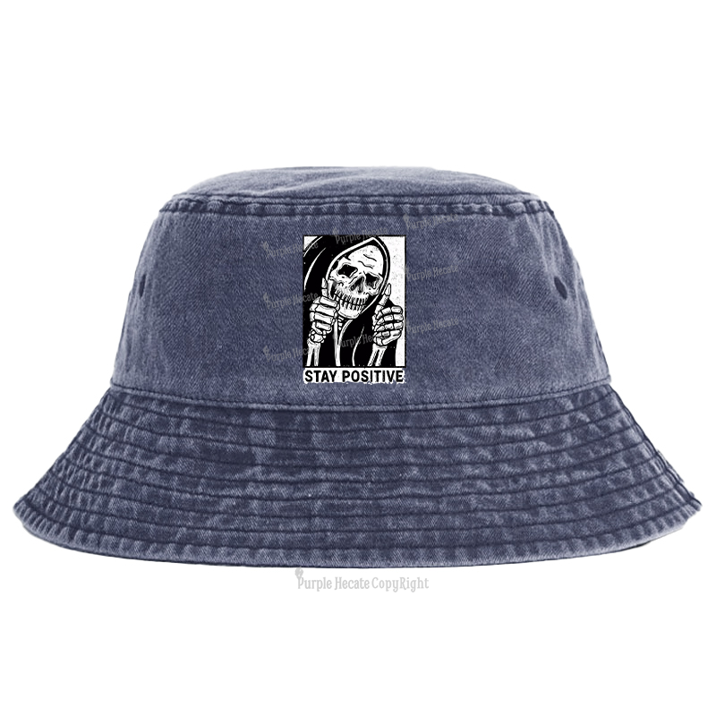 Purplehecate Stay Positive Bucket Hat