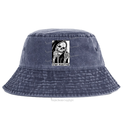 Purplehecate Stay Positive Bucket Hat