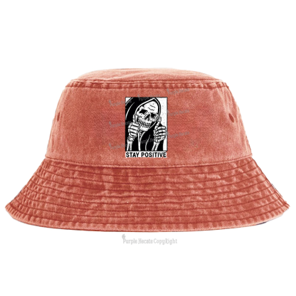Purplehecate Stay Positive Bucket Hat