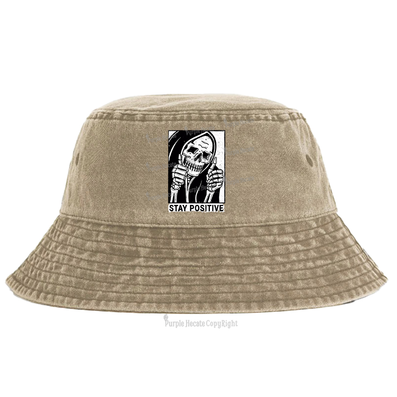 Purplehecate Stay Positive Bucket Hat