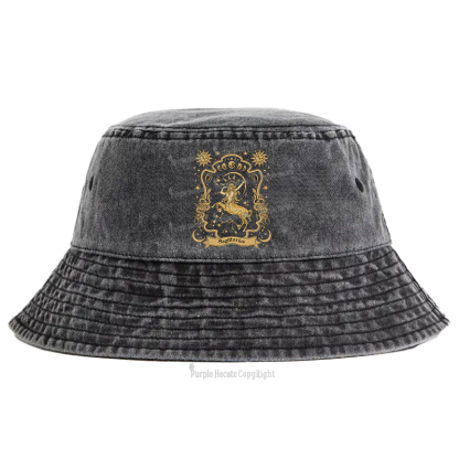 Purplehecate Sagittarius' Astral Mirage Zodiac Bucket Hat