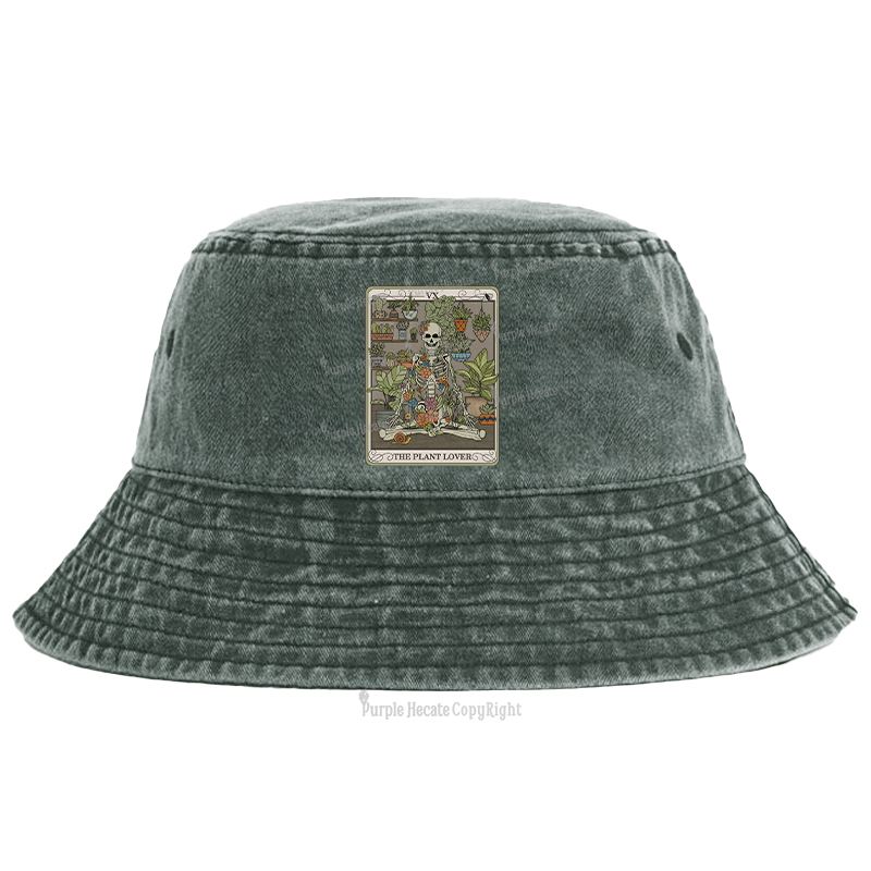 Purplehecate The Plant Lover Tarot Bucket Hat