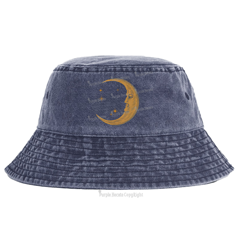 Purplehecate Celestial Moon Bucket Hat