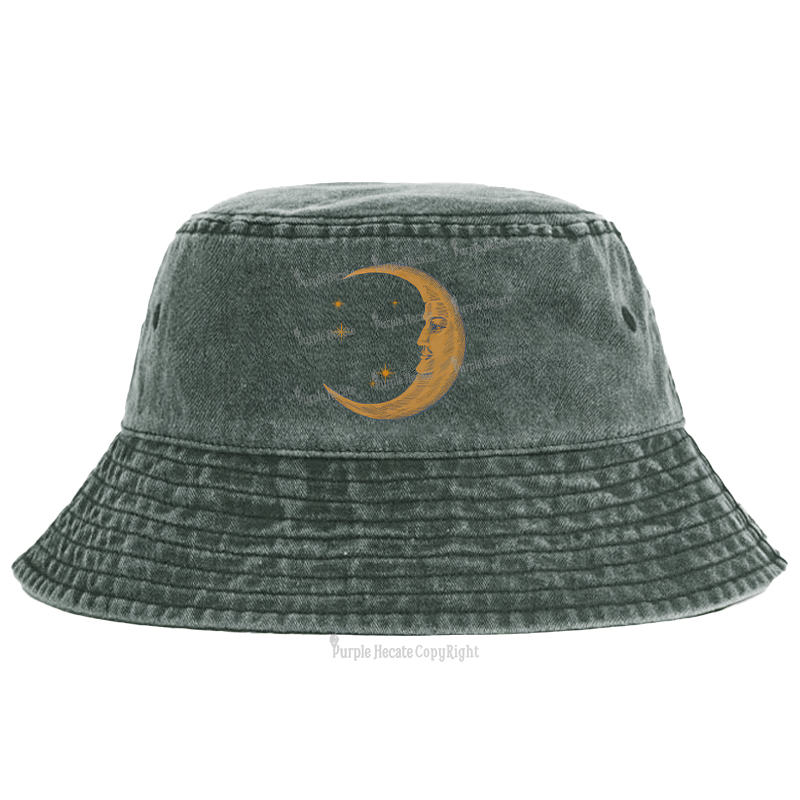 Purplehecate Celestial Moon Bucket Hat