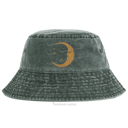 Purplehecate Celestial Moon Bucket Hat