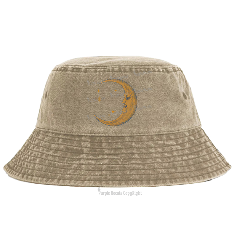 Purplehecate Celestial Moon Bucket Hat