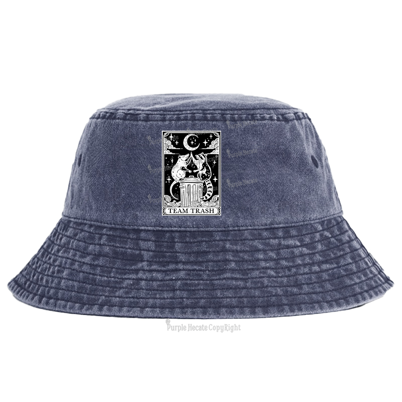 Purplehecate The Team Trash Tarot Bucket Hat