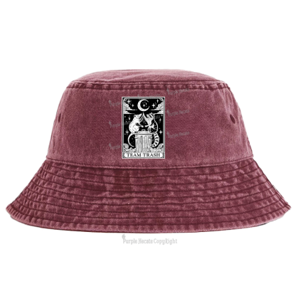 Purplehecate The Team Trash Tarot Bucket Hat