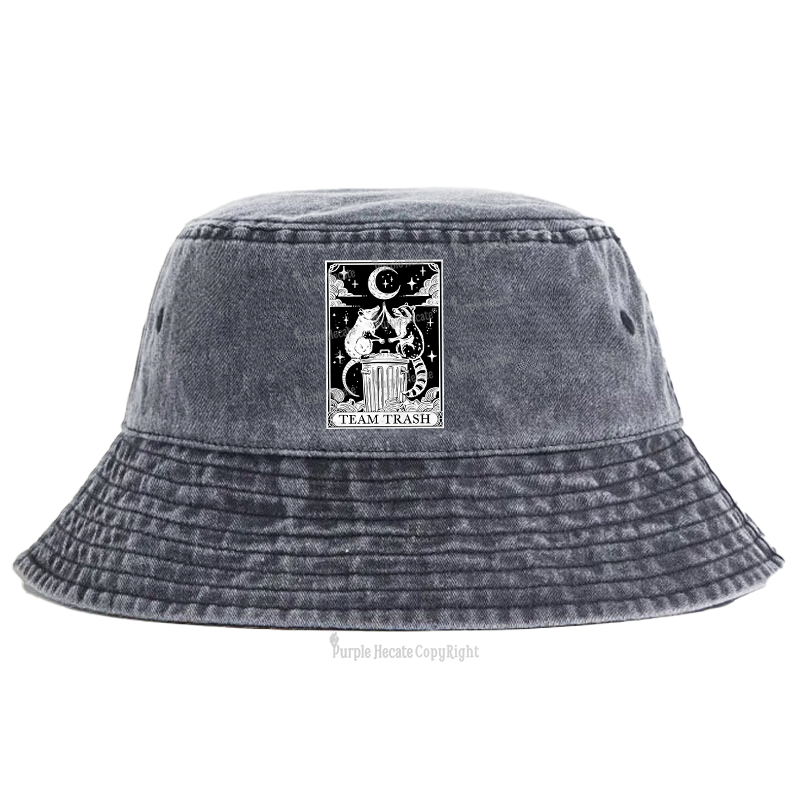 Purplehecate The Team Trash Tarot Bucket Hat