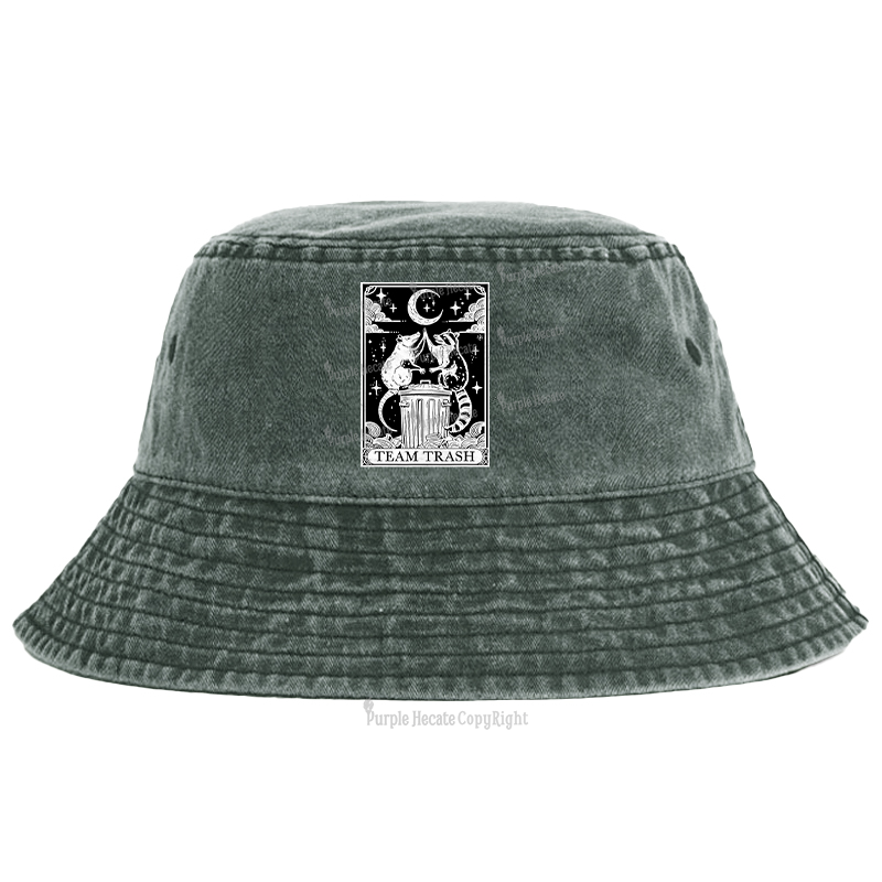 Purplehecate The Team Trash Tarot Bucket Hat