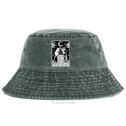 Purplehecate The Team Trash Tarot Bucket Hat
