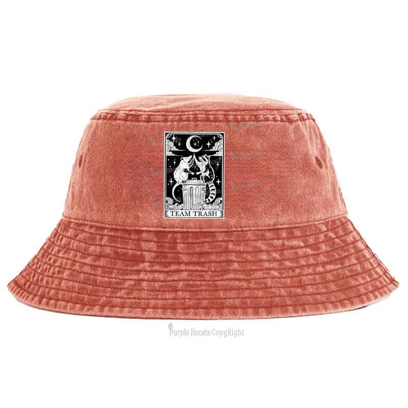 Purplehecate The Team Trash Tarot Bucket Hat