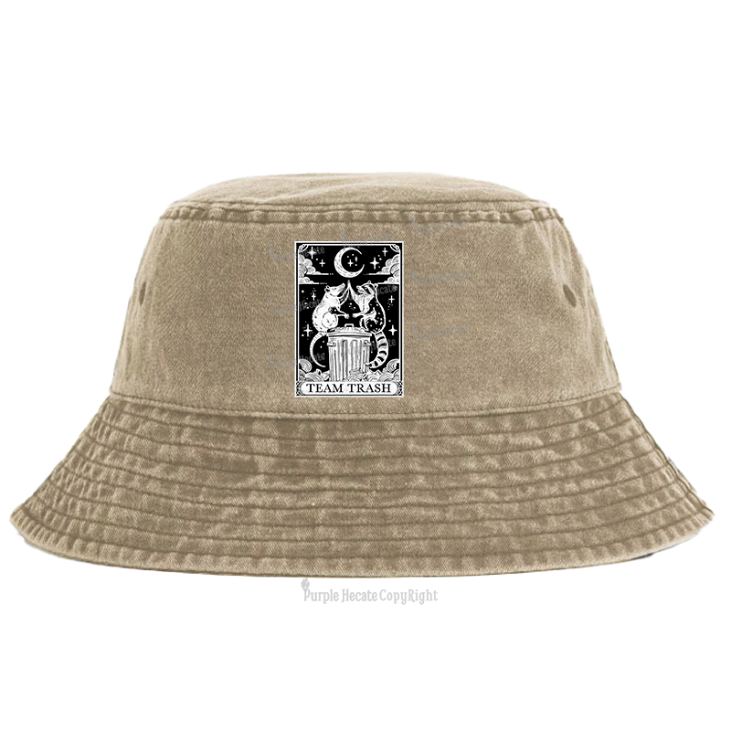 Purplehecate The Team Trash Tarot Bucket Hat