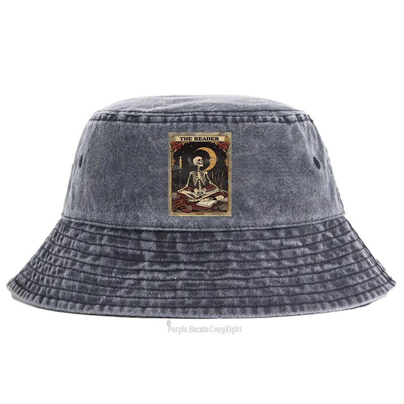 Purplehecate The Reader Tarot Card Bucket Hat