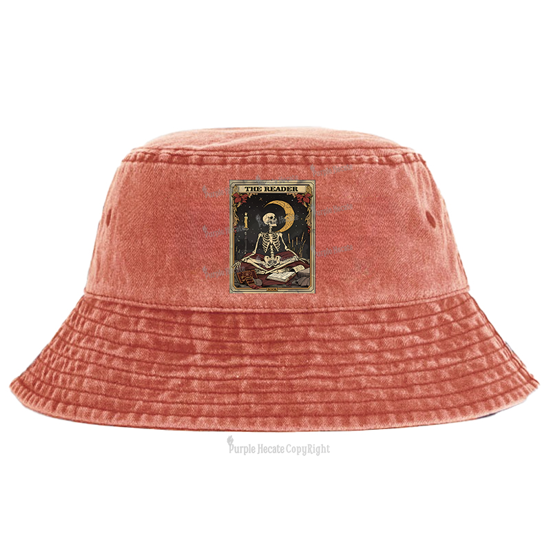 Purplehecate The Reader Tarot Card Bucket Hat