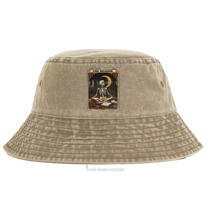 Purplehecate The Reader Tarot Card Bucket Hat