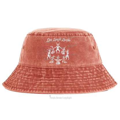 Purplehecate Live Laugh Lucifer Bucket Hat