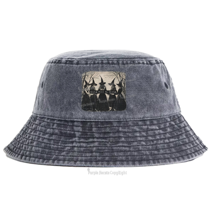 Purplehecate Girls Will Be Girls Witch Bucket Hat