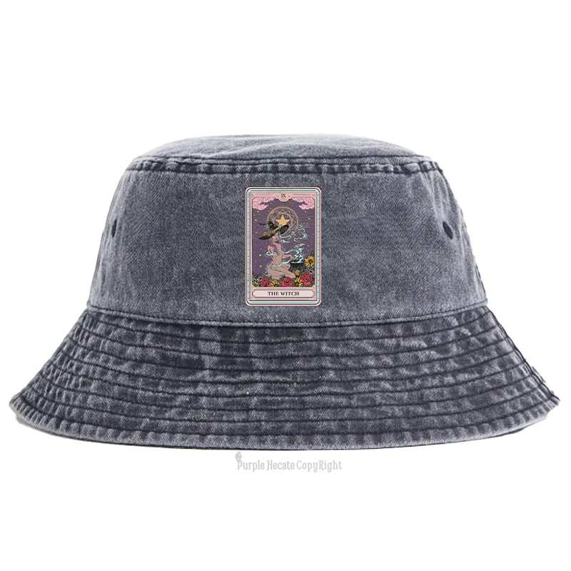 Purplehecate The Witch Tarot Bucket Hat
