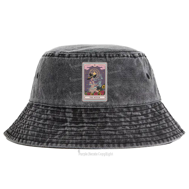 Purplehecate The Witch Tarot Bucket Hat