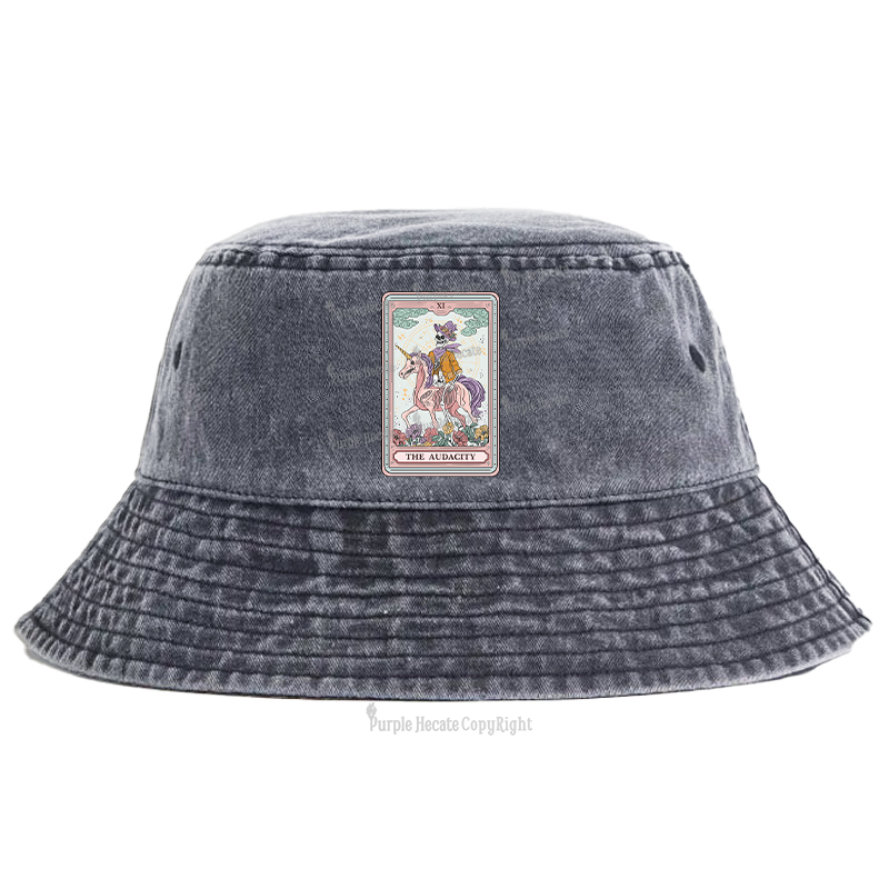 Purplehecate The Audacity Tarot Card Bucket Hat