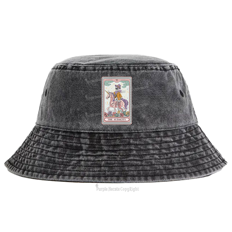 Purplehecate The Audacity Tarot Card Bucket Hat