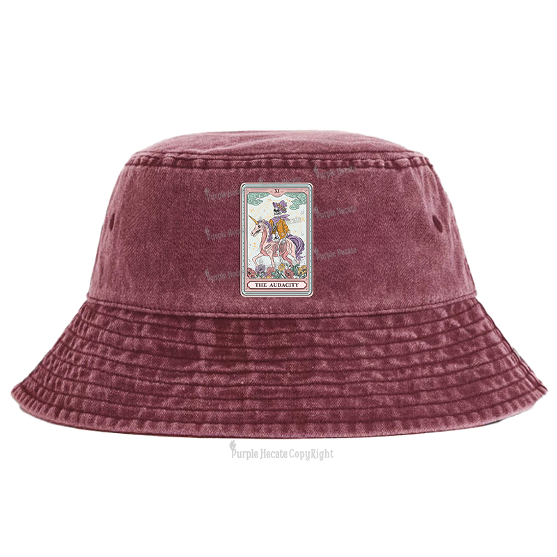 Purplehecate The Audacity Tarot Card Bucket Hat