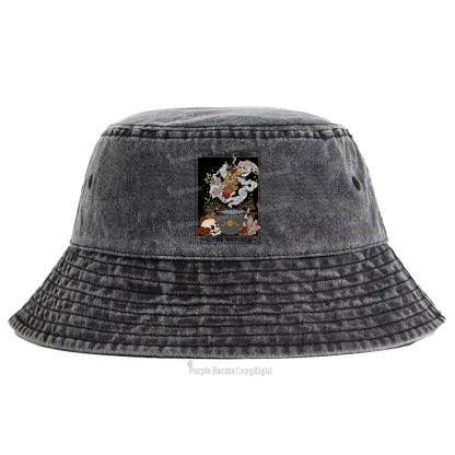 Purplehecate The Witch Tarot Bucket Hat