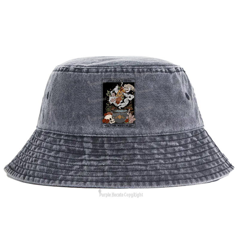 Purplehecate The Witch Tarot Bucket Hat