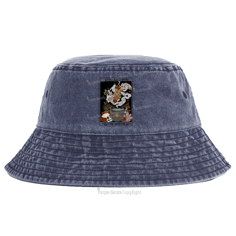 Purplehecate The Witch Tarot Bucket Hat