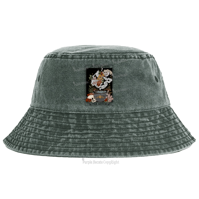 Purplehecate The Witch Tarot Bucket Hat