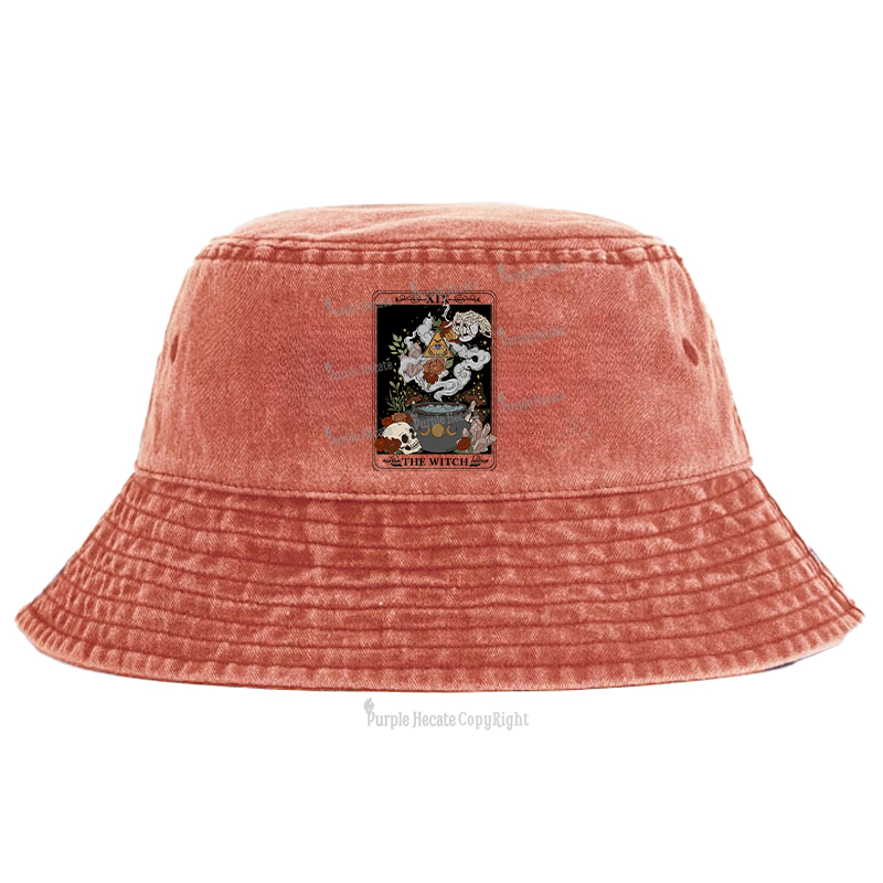 Purplehecate The Witch Tarot Bucket Hat