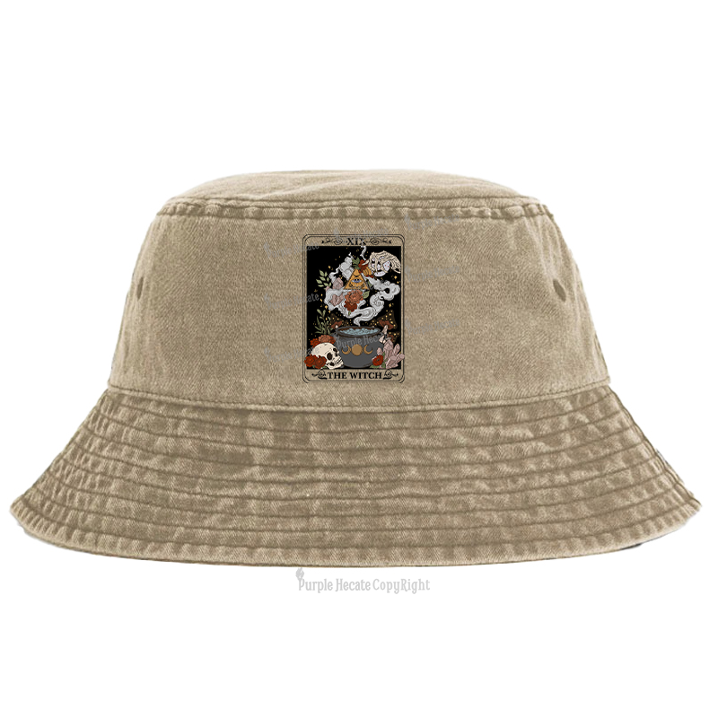 Purplehecate The Witch Tarot Bucket Hat