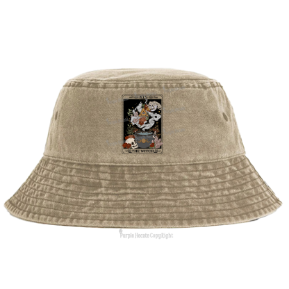 Purplehecate The Witch Tarot Bucket Hat