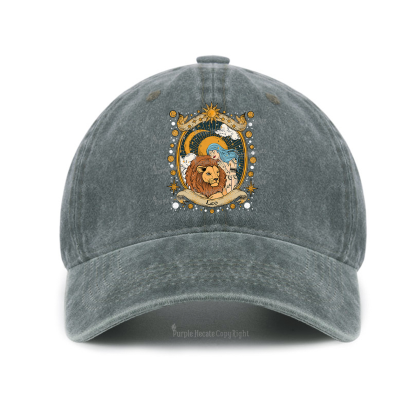 Purplehecate  Leo Radiance Zodiac Baseball Cap