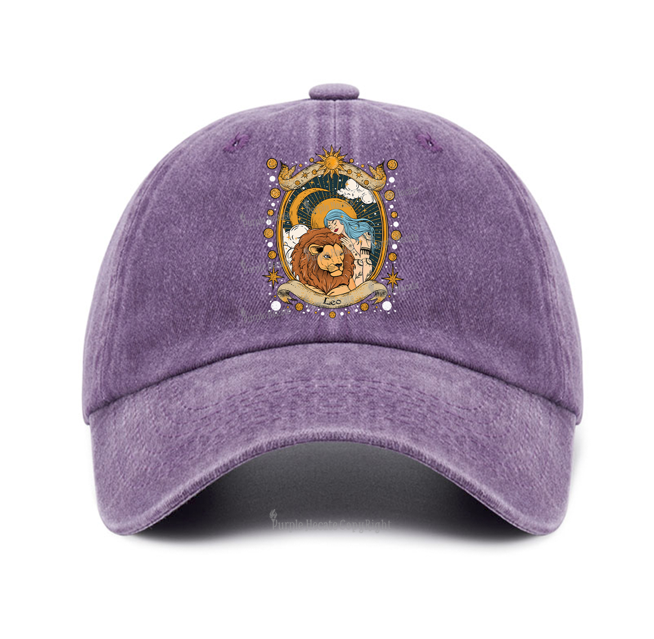 Purplehecate  Leo Radiance Zodiac Baseball Cap
