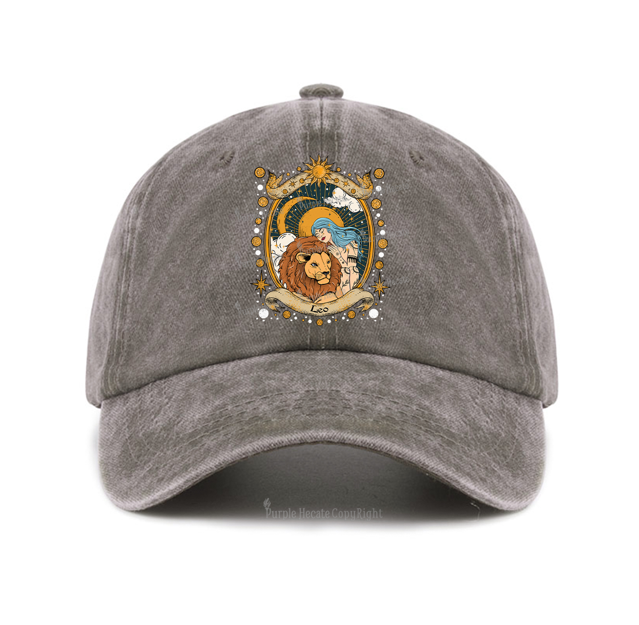 Purplehecate  Leo Radiance Zodiac Baseball Cap