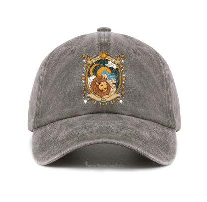 Purplehecate  Leo Radiance Zodiac Baseball Cap