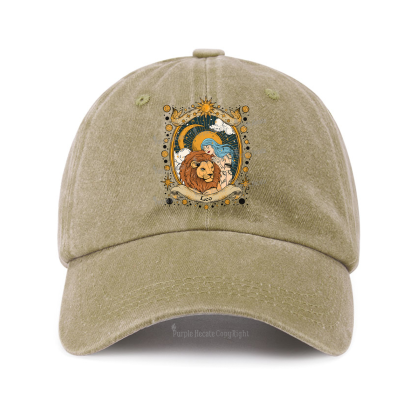 Purplehecate  Leo Radiance Zodiac Baseball Cap