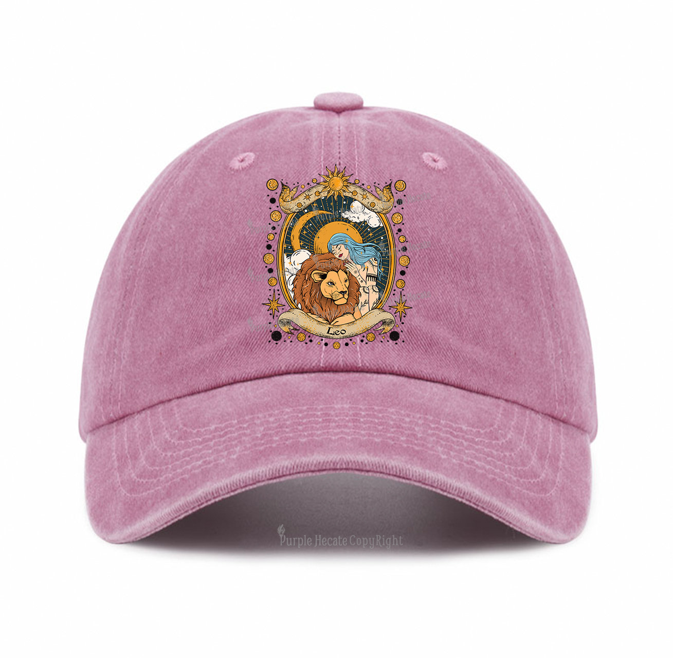 Purplehecate  Leo Radiance Zodiac Baseball Cap