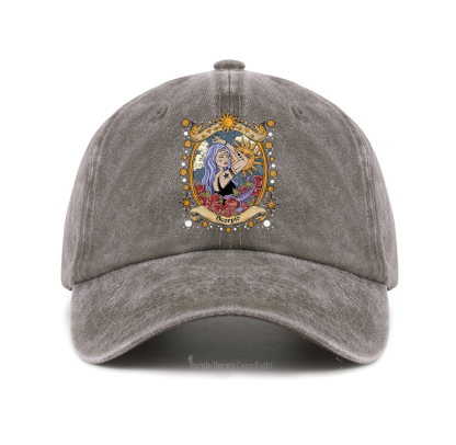 Purplehecate Scorpio Radiance Zodiac Baseball Cap