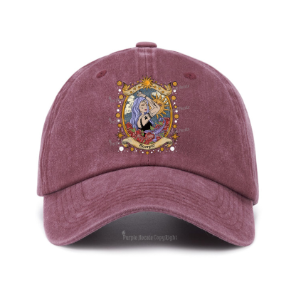 Purplehecate Scorpio Radiance Zodiac Baseball Cap