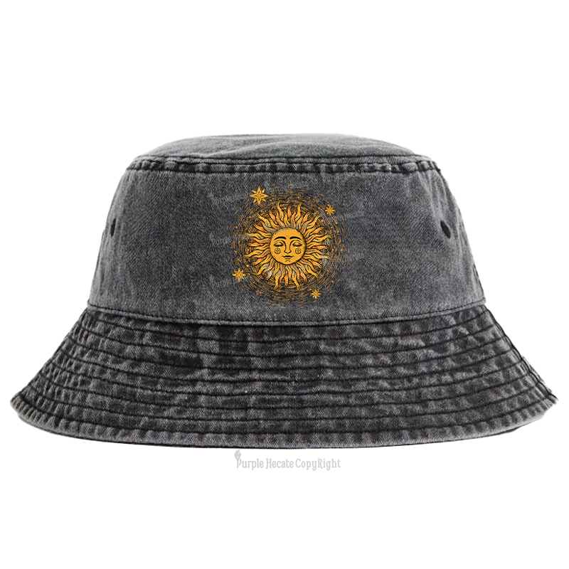 Purplehecate Celestial Sun Bucket Hat
