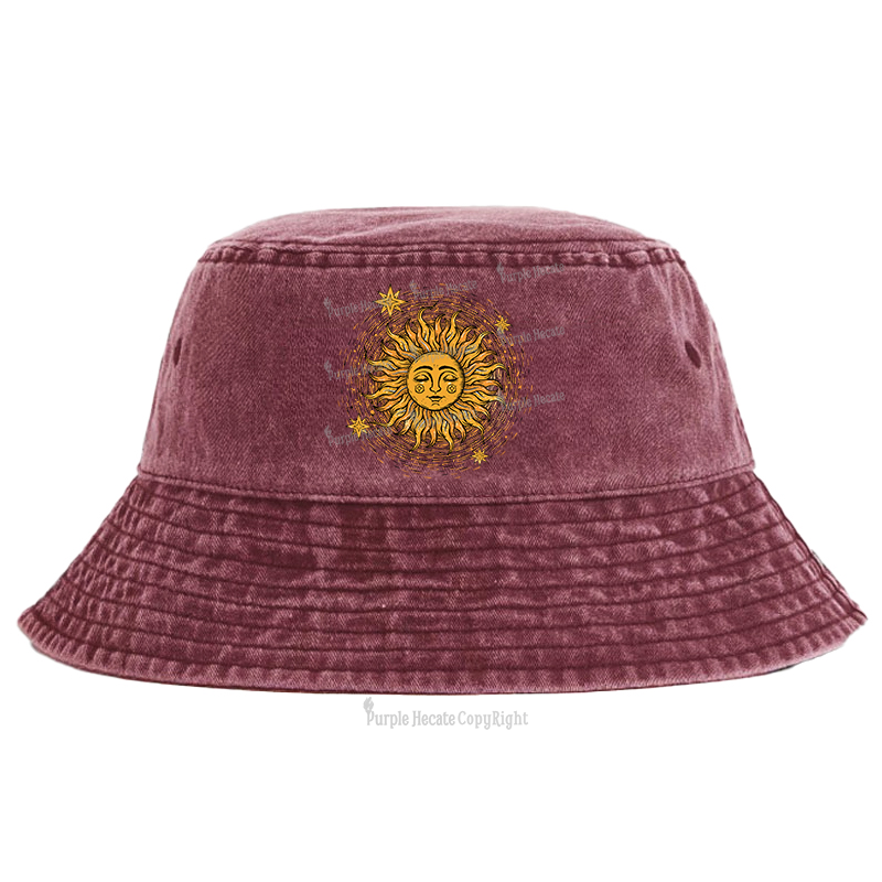 Purplehecate Celestial Sun Bucket Hat