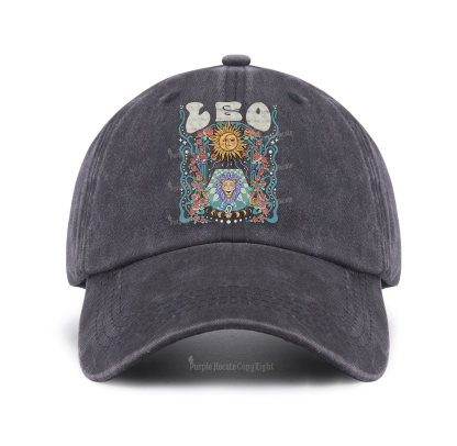 Purplehecate Leo Spirit Zodiac Baseball Cap